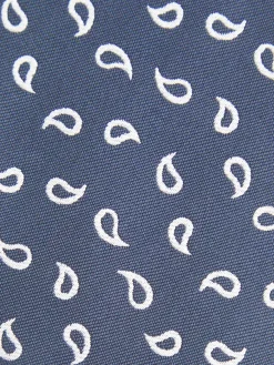 CORBATA JACQUARD MF AZUL MARINO