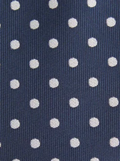 CORBATA JACQUARD MF AZUL MARINO