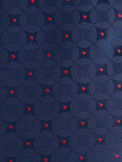 CORBATA JACQUARD MF AZUL MARINO