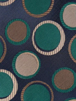 CORBATA JACQUARD MF AZUL MARINO