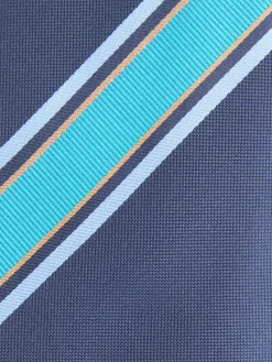 CORBATA JACQUARD MF AZUL MARINO