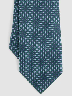 CORBATA JACQUARD MF AZUL MARINO