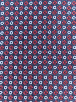 CORBATA JACQUARD MF AZUL MARINO