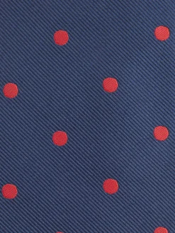 CORBATA JACQUARD MF AZUL MARINO