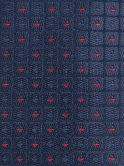 CORBATA JACQUARD MF AZUL MARINO