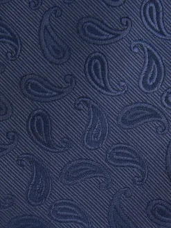 CORBATA JACQUARD MF AZUL MARINO