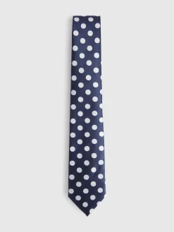 CORBATA JACQUARD MF AZUL MARINO