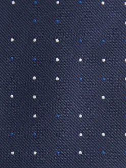 CORBATA JACQUARD MF AZUL MARINO