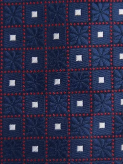 CORBATA JACQUARD MF AZUL MARINO