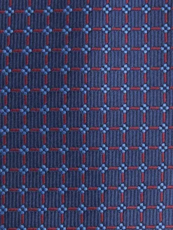 CORBATA JACQUARD MF AZUL MARINO