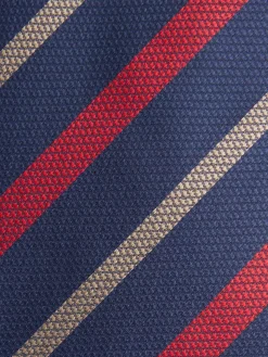 CORBATA JACQUARD MF AZUL MARINO
