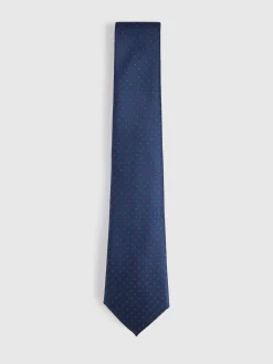 CORBATA JACQUARD MF AZUL MARINO