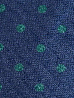 CORBATA JACQUARD MF AZUL MARINO