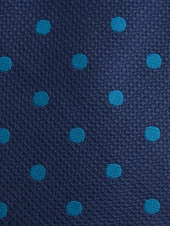 CORBATA JACQUARD MF AZUL MARINO