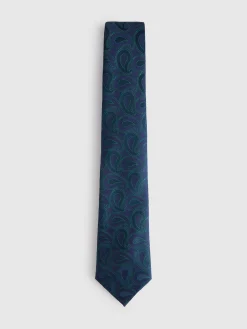 CORBATA JACQUARD MF AZUL MARINO