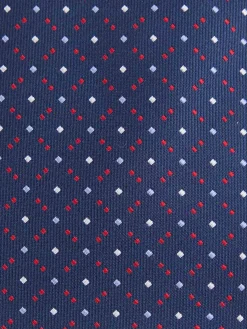 CORBATA JACQUARD MF AZUL MARINO