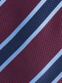 CORBATA JACQUARD MF AZUL MARINO