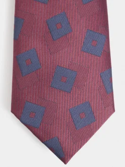 CORBATA JACQUARD MF BURDEOS