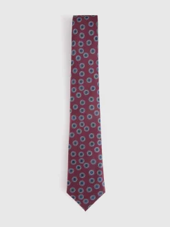 CORBATA JACQUARD MF BURDEOS