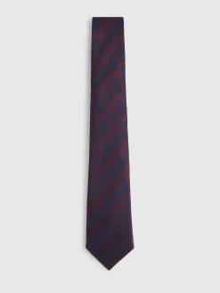 CORBATA JACQUARD MF BURDEOS