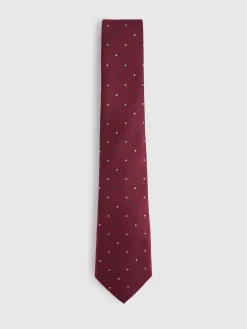 CORBATA JACQUARD MF BURDEOS