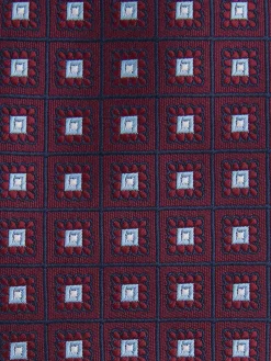 CORBATA JACQUARD MF BURDEOS