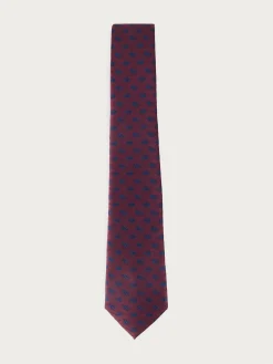 CORBATA JACQUARD MF BURDEOS