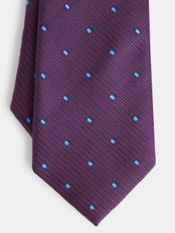 CORBATA JACQUARD MF BURDEOS