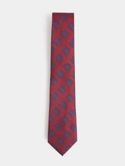 CORBATA JACQUARD MF ROJO