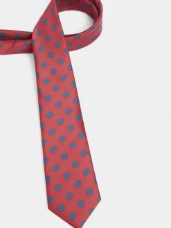 CORBATA JACQUARD MF ROJO