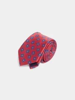 CORBATA JACQUARD MF ROJO