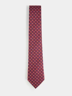 CORBATA JACQUARD MF ROJO