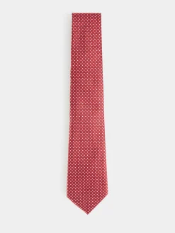 CORBATA JACQUARD MF ROJO