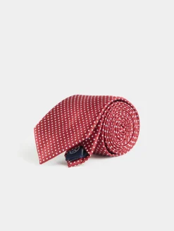 CORBATA JACQUARD MF ROJO