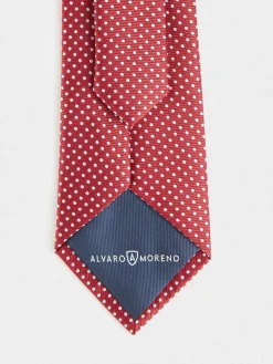 CORBATA JACQUARD MF ROJO