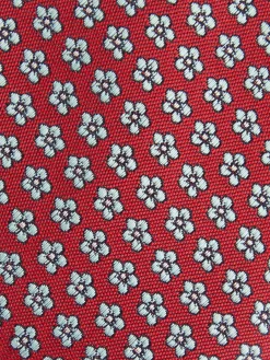 CORBATA JACQUARD MF ROJO