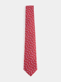CORBATA JACQUARD MF ROJO