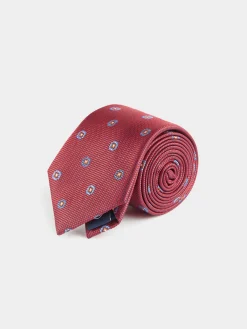 CORBATA JACQUARD MF ROJO
