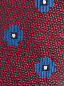 CORBATA JACQUARD MF ROJO