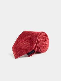 CORBATA JACQUARD MF ROJO
