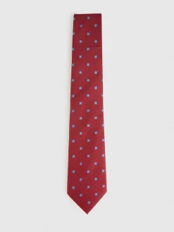 CORBATA JACQUARD MF ROJO