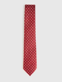 CORBATA JACQUARD MF ROJO