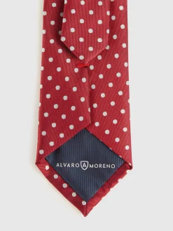 CORBATA JACQUARD MF ROJO