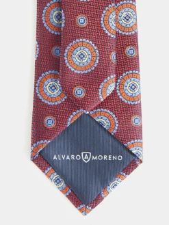 CORBATA JACQUARD MF ROJO