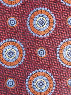 CORBATA JACQUARD MF ROJO