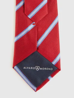 CORBATA JACQUARD MF ROJO