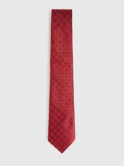 CORBATA JACQUARD MF ROJO