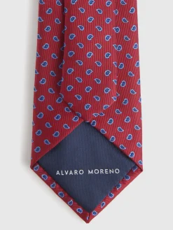 CORBATA JACQUARD MF ROJO