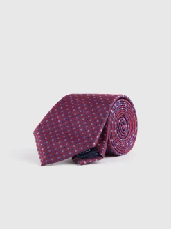 CORBATA JACQUARD MF ROJO