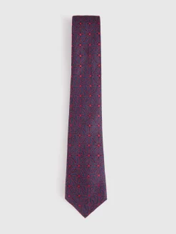 CORBATA JACQUARD MF ROJO